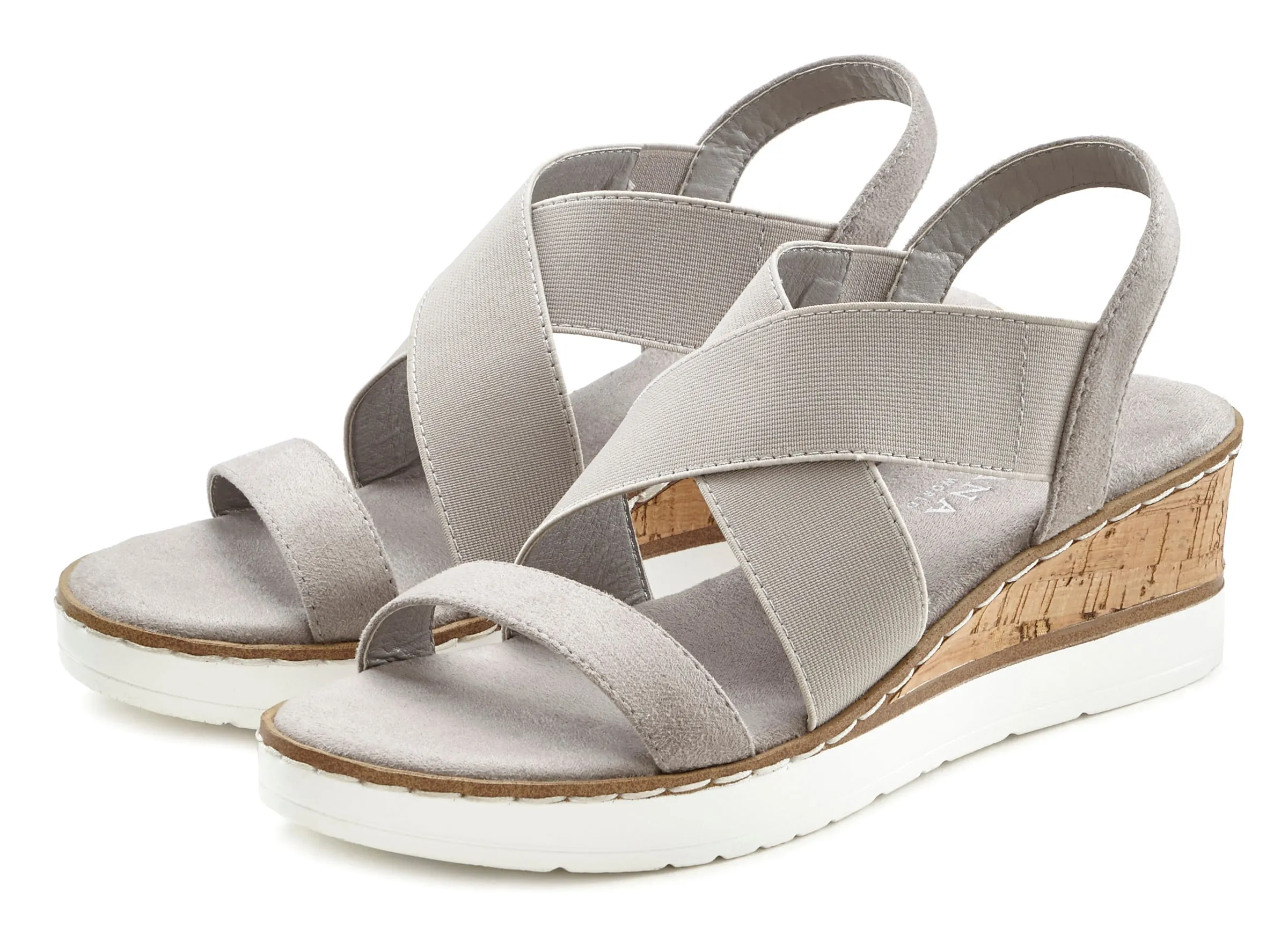 LASCANA Sandalette in grau