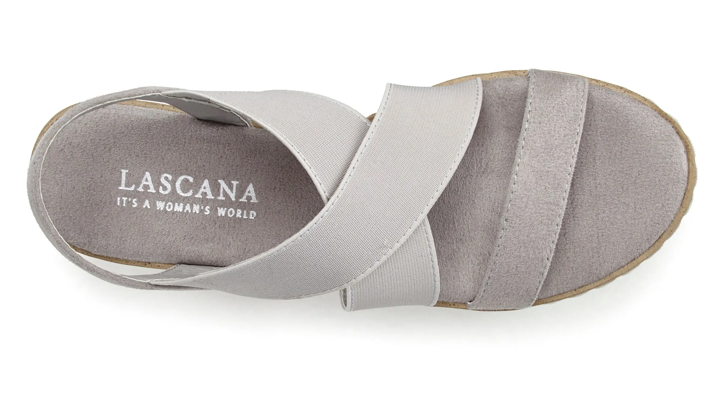 LASCANA Sandalette in grau